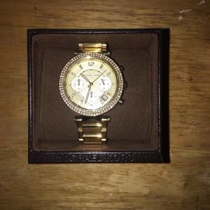 Micheal kors all gold watch